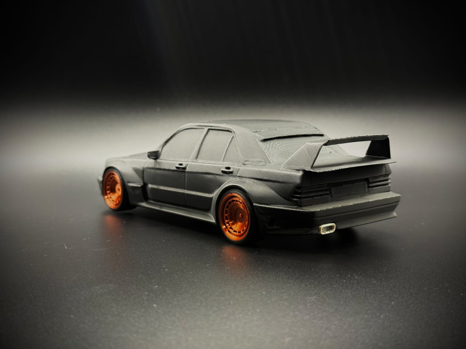 Mercedes Benz E190 Wide Body with alloy wheels