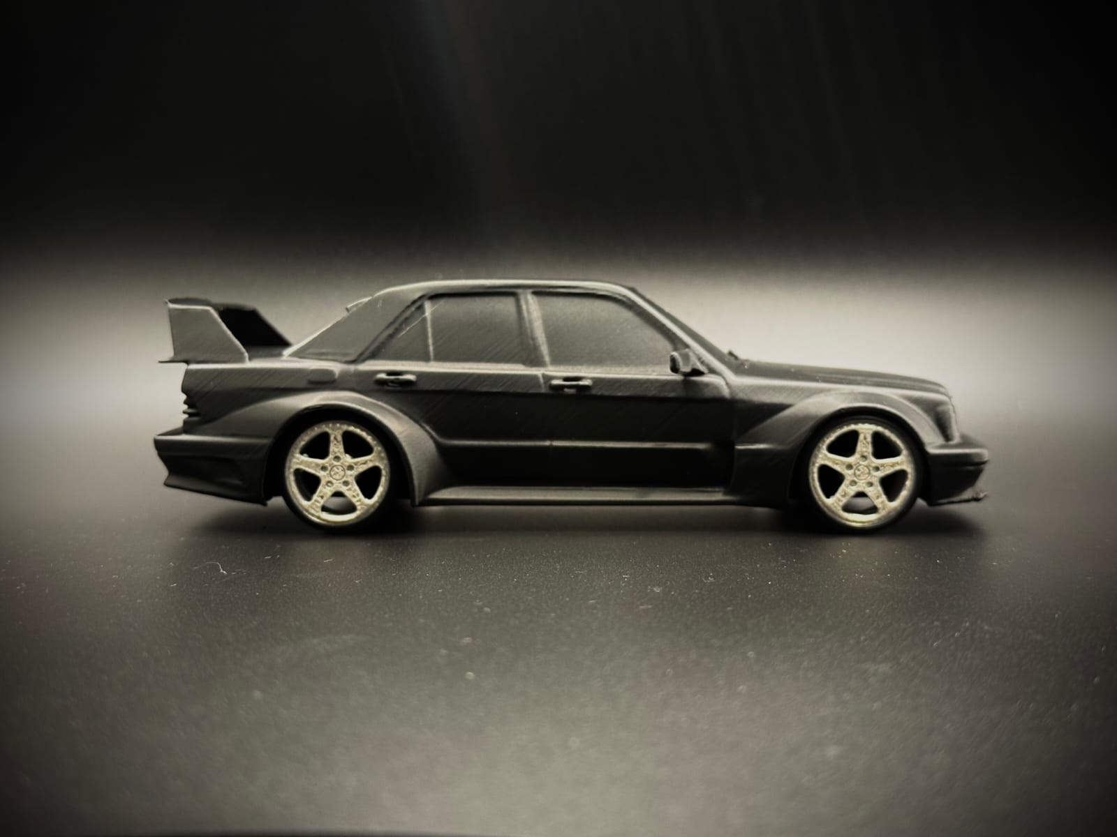 Mercedes Benz E190 Wide Body with alloy wheels