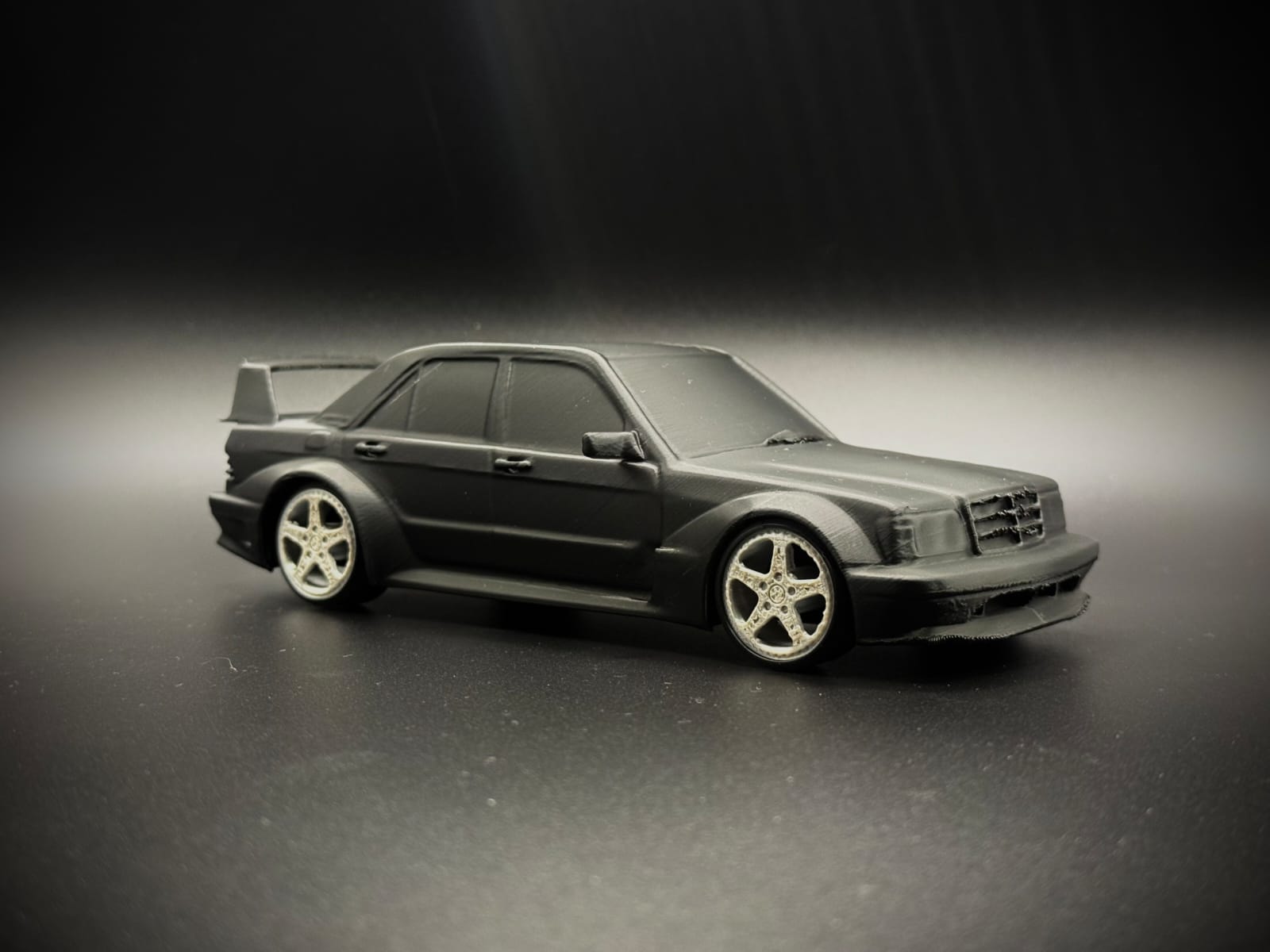 Mercedes Benz E190 Wide Body with alloy wheels